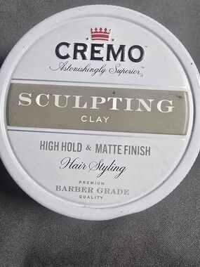 Cremo Sculpting Clay High Hold Matte Finish - White and Beige